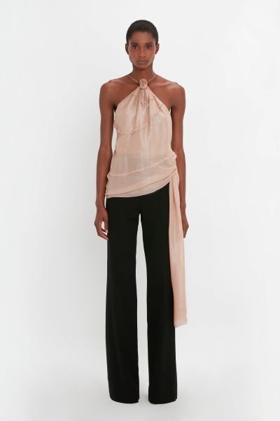 Flower Detail Cami Top In Rosewater Intuitive Women Shirts & Tops Victoria Beckham
