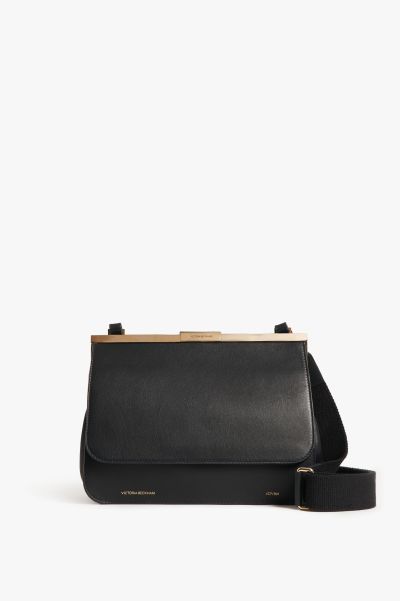 Frame Satchel Bag In Black Leather Victoria Beckham Bags Creative Women