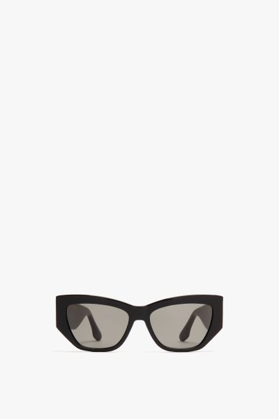 Sculptural Frame Sunglasses In Black Heavy-Duty Women Eyewear Victoria Beckham