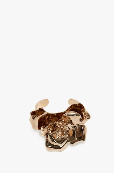 Exclusive Flower Bracelet In Gold Jewellery Victoria Beckham Bold Women