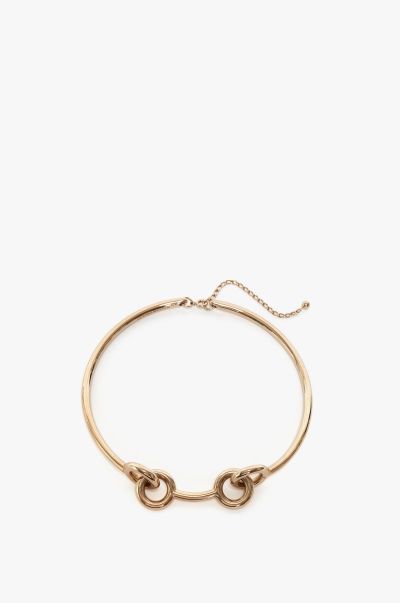 Guaranteed Women Exclusive Bridle Necklace In Gold Victoria Beckham Jewellery