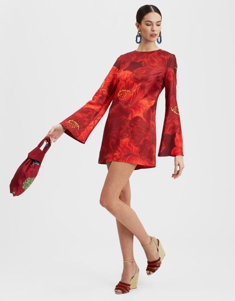 Dresses La Double  J State-Of-The-Art Mini Supreme Swing Dress In Ruby Red For Women Women