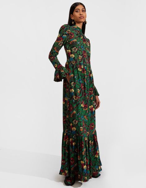 Dresses Slashed La Double  J Visconti Dress In Night Garden For Women Women