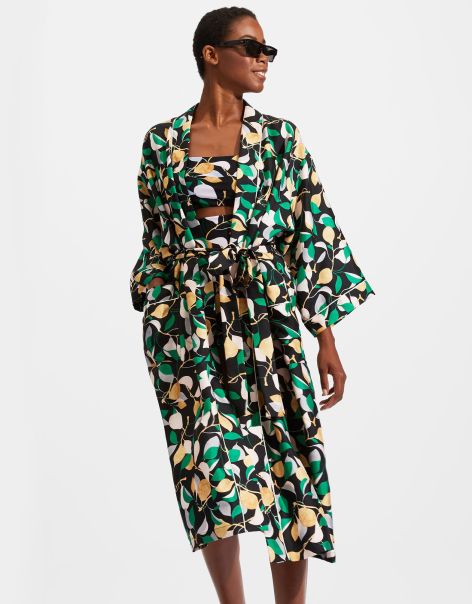 Shop Silk Robe In Orchard For Women Loungewear La Double  J Women