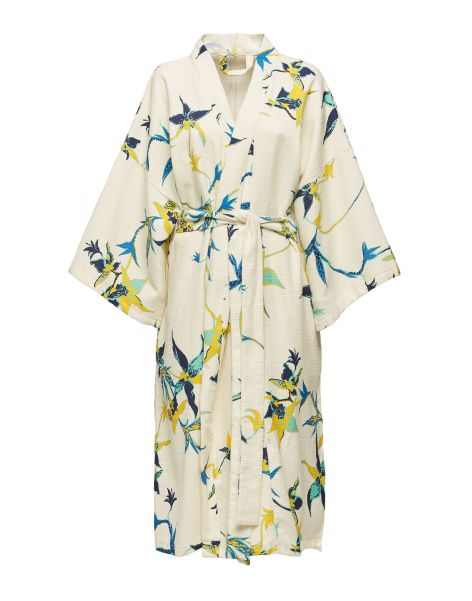 Convenient La Double  J Women Unisex Big Robe In Orchidea Bianco For Women Loungewear