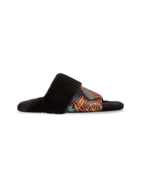 Winter Slides In Sicomore Black For Women La Double  J Popular Shoes Women