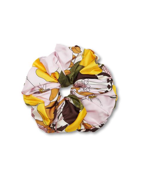 Women Hair Accessories Giga Scrunchie In Big Flower Rose For Women Expert La Double  J
