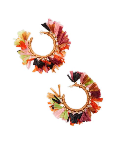 Jewelry Order La Double  J Hoop Earrings In Multicolor Lucido For Women Women