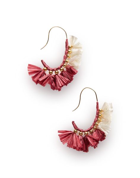 Must-Go Prices Jewelry La Double  J Women Bow Earrings In Multicolor Lampone For Women